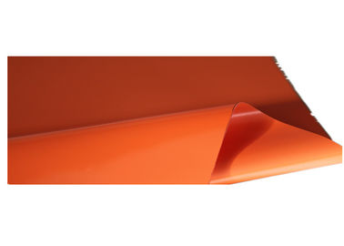 1000 * 1000 23 * 25 PVC Tarpaulin Inflatable Coated Matte In Orange Color