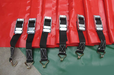 PVC Coated Waterproof Side Curtain / Fire Retardant Truck Side Curtains