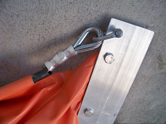 900gsm Waterproof TPU Tarpaulin For Oil Boom Fence