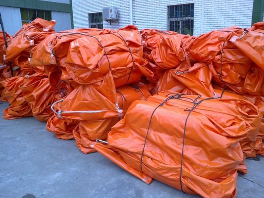 900gsm Waterproof TPU Tarpaulin For Oil Boom Fence