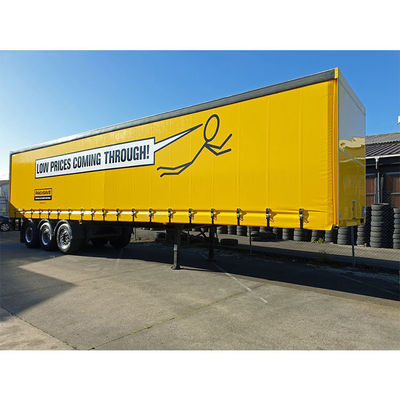 Pantone Color Lorry PVC Tarpaulin Side Curtain 12.2mx2.2m