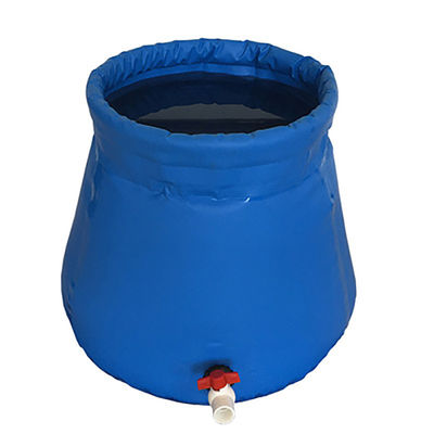 Portable 0.7mm PVC Tarpaulin Collapsible Water Storage Barrel 200L